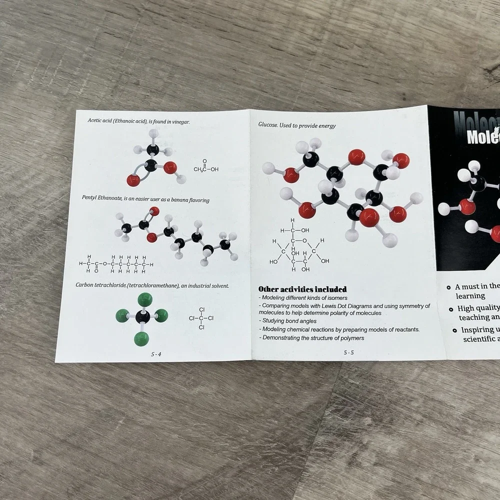 200 Pc Organic Chemistry Molecular Model Student Teacher Science Kit Atoms Links